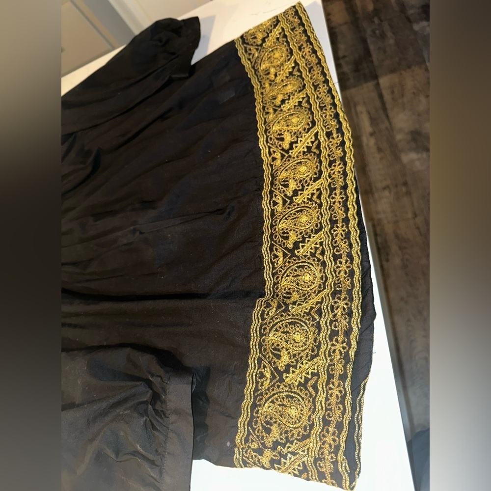 MICHAEL Michael Kors Black Blouse with Gold Detailing Women’s Small - Picture 8 of 9